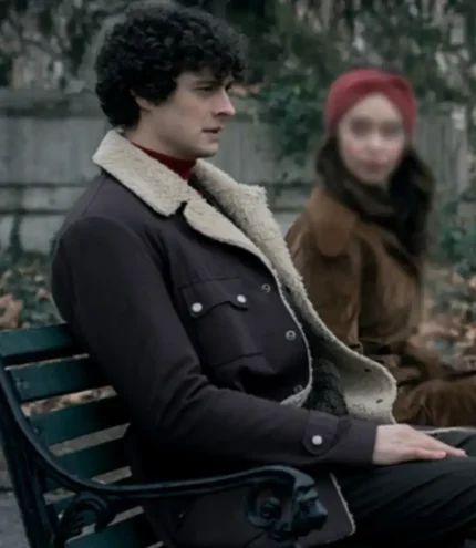 Sasha Tv-Series Ponies 2026 Petro Ninovskyi Brown Shearling Jacket For Unisex