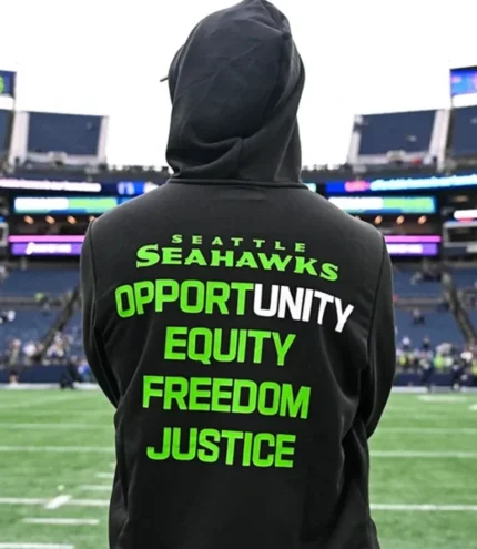 Seattle Seahawks Jaxon Smith-Njigba 2025 Inspire Change Opportunity Equity Freedom Justice Hoodie