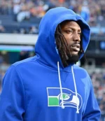 Unisex Seattle Seahawks Sideline 2025 Riq Woolen Blue Hoodie