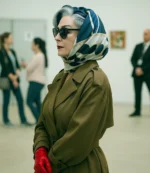 Unisex Talisa Garcia Frauds S01 Miss Take Green Coat