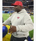 Tampa Bay Buccaneers Todd Bowles Sideline Pullover Grey Fleece Hoodie
