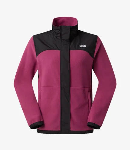 The North Face Pink Tundra Fleece Jacket For Women