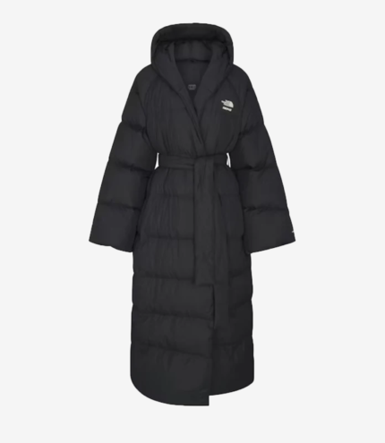 Unisex The North Face × SKIMS Nuptse Wrap Parka Hooded Puffer Coat 2025