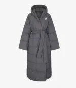 The North Face × SKIMS Nuptse Wrap Parka Hooded Puffer Coat 2025