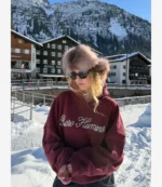 Unisex Trendy Sweatshirt Pearl Red Hoodie