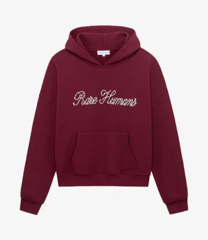Trendy Sweatshirt Pearl Red Hoodie
