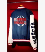 Truly x Jeff Hamilton 2025 US Soccer Wool With Leather Sleeves Varsity Jacket