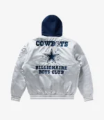 Billionaire Boys Club x Dallas Cowboys 2025 Satin Hooded Bomber Jacket For Unisex