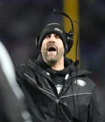 Coach Nick Sirianni Philadelphia Eagles Black Hooded Jacket For Unisex