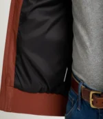 Joe Keery Wrangler x Stranger Things TV Series S05 Steve Harrington Brown Suede Jacket Unisex