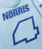 Lando Norris Racer Hoodie Blue For Unisex