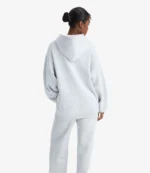 Marl Oversized Club Grey Hoodie For Unisex