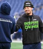 Seattle Seahawks Jaxon Smith-Njigba 2025 Inspire Change Opportunity Equity Freedom Justice Hoodie For Unisex