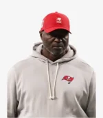 Tampa Bay Buccaneers Todd Bowles Sideline Pullover Grey Fleece Hoodie For Unisex