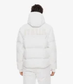 Winter Olympics 2026 Team Italy EA7 Emporio Armani Ski White Puffer Jacket For Unisex