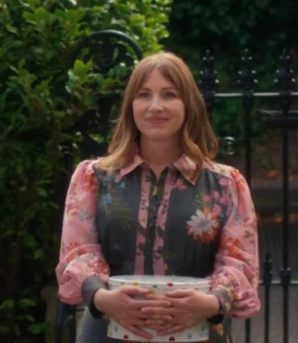 Unisex Valerie O’Connor Sanctuary A Witches Tale S02 Bridget Paterson Button Down Printed Dress