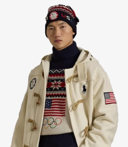 Unisex Winter Olympics 2026 Men’s Polo Ralph Lauren Team USA Opening Ceremony Toggle Coat