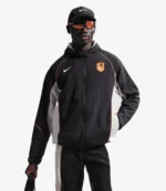 Unisex 2026 Chelsea F.C. Nike Repel Strike Black Hooded Jacket