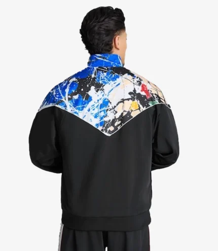 2026 Manchester United x Adidas Stone Roses Black Track Jacket