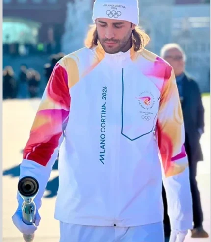 Unisex 2026 Winter Olympics Milano Cortina Torchbearer Zipper Jacket