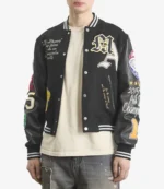 AMIRI Varsity Black Patch Jacket