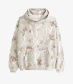 Unisex Abercrombie Essential Popover Hoodie White Camo