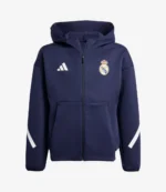 Unisex Adidas 2025-26 Real Madrid Youth Anthem Jacket