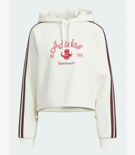 Unisex Adidas Lunar New Year 2026 Oversized Hooded Sweatshirt in Fleece