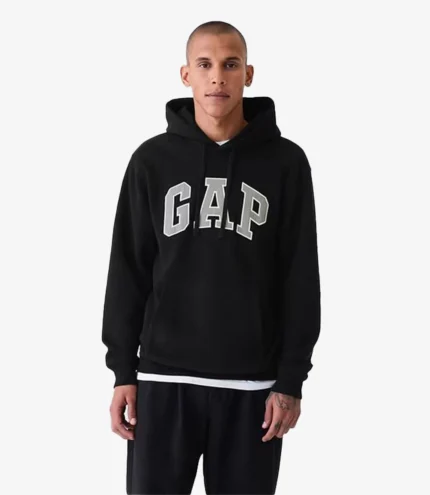 Arch Logo GAP Black Hoodie