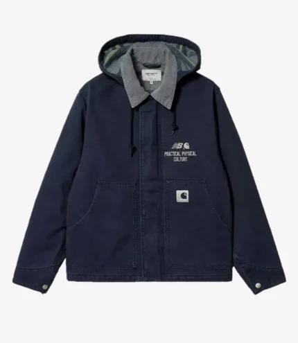 Unisex Carhartt x New Balance Arcan Black Hooded Jacket