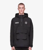 Casual Adidas 2025 SPZL FC Smock Black Hooded Jacket