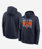 Chicago Bears NFC North Champions Trophy 2025 Navy Blue Hoodie 1