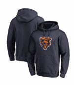 Chicago Bears Splatter Logo Pullover Hoodie 1