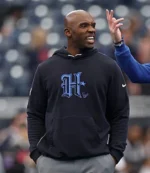 Unisex Coach DeMeco Ryans Houston Texans Nike Alt Offensive Set Play Black Pullover Hoodie