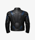 Cyberpunk Urban Black Biker Leather Jacket