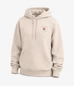 De La Rosa Mazapan Beige Pullover Hoodie in Fleece