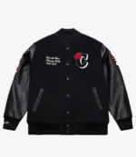 Derrick Rose Chicago Bulls Black Retirement Letterman Full-Snap Jacket For Unisex