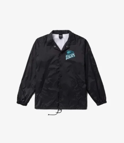 Escape Spider Thread Coaches Black Jacket For Unisex