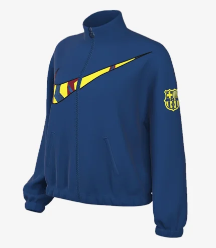 FC Barcelona Nike Blue Essentials Jacket