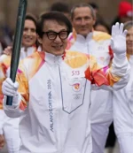 Unisex Jackie Chan Torch Relay 2026 Milano Cortina Olympics Flame Jacket