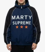 Marty Supreme Declan Rice Blue Hooded Jacket