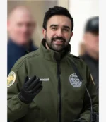 Mayor Zohran Mamdani Cotton Green Jacket