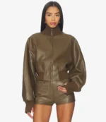 Mendoza Oversized Leather Jacket For Women