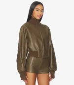 Mendoza Oversized Leather Jacket