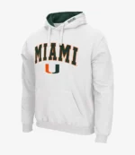 Miami Hurricanes Arch & Logo Fleece Pullover Hoodie