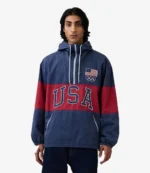 Milano Cortina 2026 Winter Olympics Gap Team USA Navy Oversized Anorak Jacket