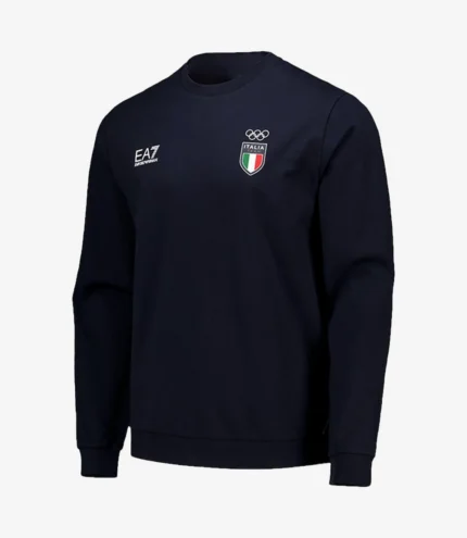 Unisex Milano Cortina 2026 Winter Olympics Team Italy EA7 Emporio Armani Crew Sweatshirt