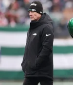 Unisex New York Jets Black Hooded Parka Jacket