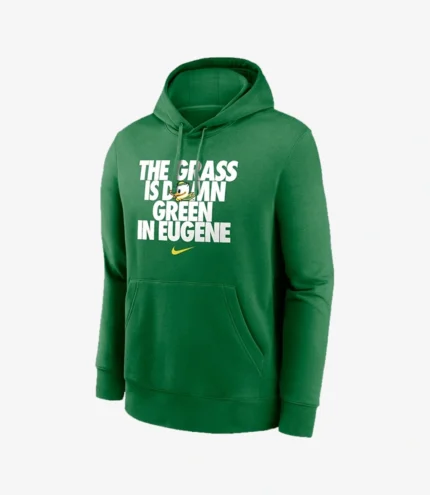 Nike Green Oregon Ducks Grass Is Green Club Fleece Pullover Hoodie
