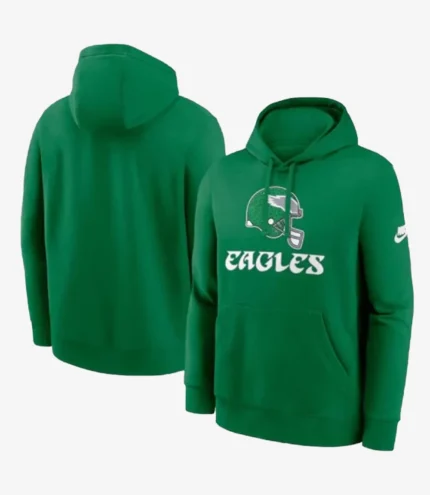Unisex Nike Kelly Green Philadelphia Eagles Rewind Club Pullover Hoodie